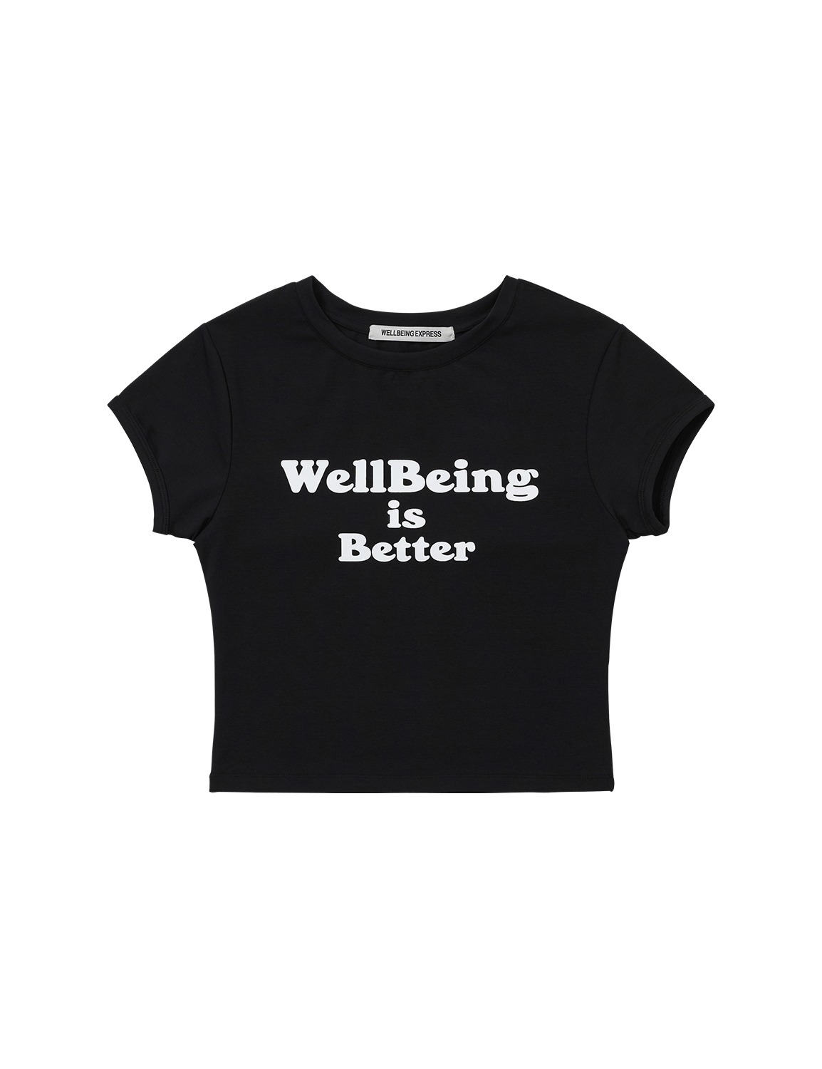 Wellbeing Is Better Half Sleeve Black